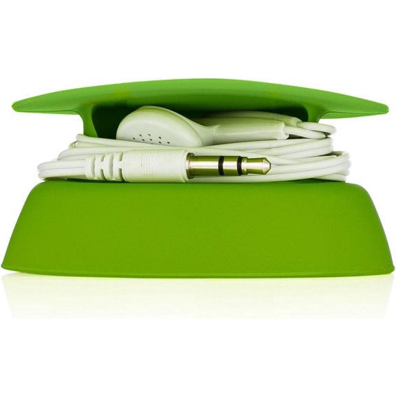 1Pcs Silicone Earphone Storage Case Tangle-Free Design Compact Earbud Holder Portable Cable Management for Earbuds and Small Electronics