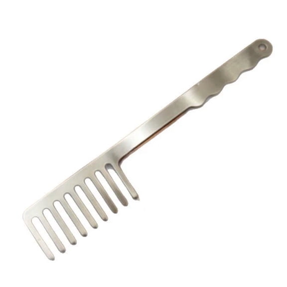 1Pcs Silver Pasta Fork Comb Server Spoon Serrated Tong Utensil for Spaghetti Noodle Kitchen