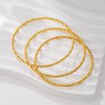 thumbnail image 1 of 1Pcs Simple And Fashion Gold Bracelet Fried Dough Twists Rope Bracelet For Women, 1 of 2