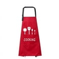 thumbnail image 1 of 1Pcs Simple Printed Kitchen Apron , Cooking Home Cleaning Tools, 1 of 6