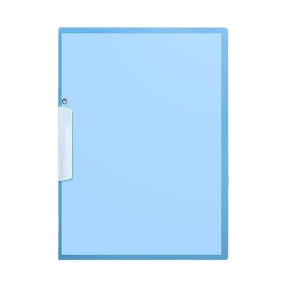 1Pcs Slide Locking Report Covers,30 Sheets Capacity,Report With Swing Clip,Plastic Folders For Letter Size Paper,Report Folder Presentation For Documents Presentation Resume Office,12.17''X9''(Blue)