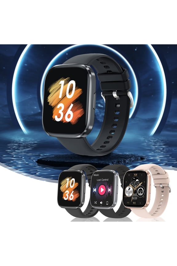 1Pcs Smartwatch Bluetooth Call under $5! Yrmaups T33 Smartwatch 1.96 Inch Screen, Bluetooth Call Sleep Monitoring, Multi-Sport Modes, Voice Assistant, IP68 Waterproof, Fitness Tracker for Men Women