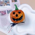 1Pcs Smiling Pumpkin Hair Clip Halloween Hairpins Headwear Cosplay