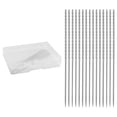 thumbnail image 1 of 1Pcs Snag Repair Needle Tool, for Knitted Fabric Sweaters, Metal Leather Craft Sewing Needles with Non Slip Grip, 1.2X76Mm (Silver), 1 of 8