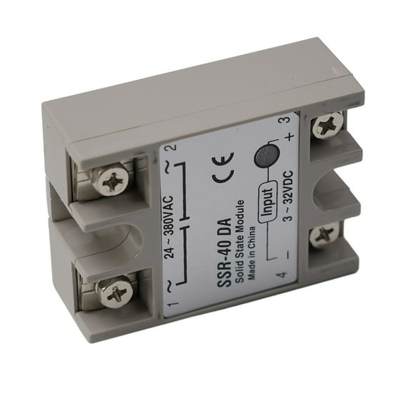 1Pcs Solid State Relay Module Ssr-25Da/Ssr-40Da 40A 3-32V Dc To 24-380V Ac Ssr-40Da