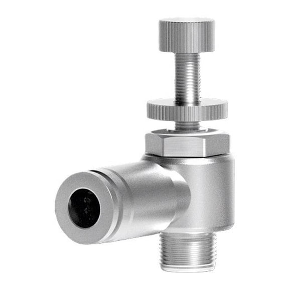 1Pcs Speed Regulating Throttle Valve M5, 1/8, 1/4, 1/2, 3/8: Quick Connection