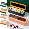 thumbnail image 1 of 1Pcs Spice Jar, Yrmaups 4 Compartment Spice Box, Kitchen Seasoning Organizer with Spoons, Clear Spice Container Set, Countertop Spice Rack, Airtight Herb and Spice Storage, 1 of 9