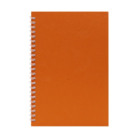 1Pcs Spiral Notebook,Lined Notebook,Wide Ruled Notebook,5.51X8.27 Inch Spiral Bound Notepads,Lined Spiral Journal,50 Sheets/100 Pages,A5 Journal Notebooks for Work Note Taking Journaling,(Orange)