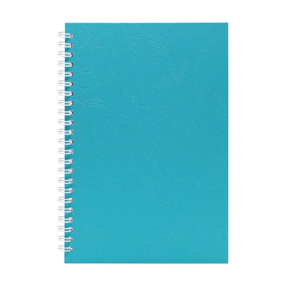 1Pcs Spiral Notebook,Lined Notebook,Wide Ruled Notebook,5.51X8.27 Inch Spiral Bound Notepads,Lined Spiral Journal,50 Sheets/100 Pages,A5 Journal Notebooks for Work Note Taking Journaling,(Blue)