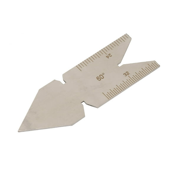 1Pcs Stainless Steel Center Fishtail Gauge Screw Thread Lathe Cutting Tool(#1)