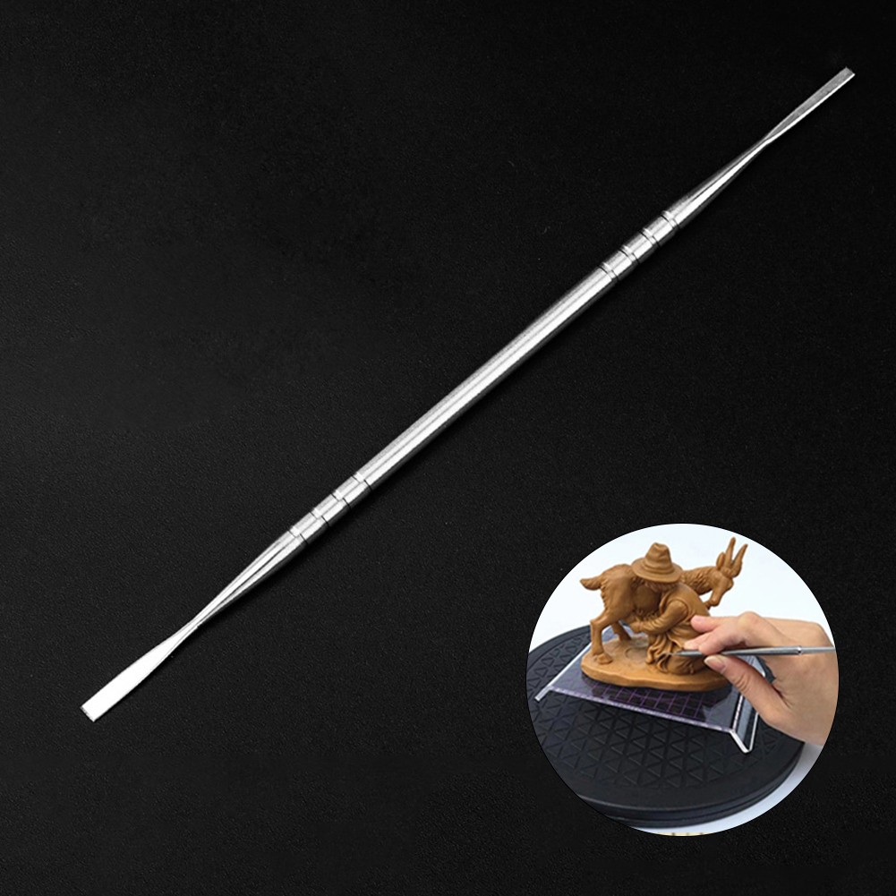 1Pcs Stainless Steel Clay Sculpture Engrave Tools For Modeling Carving