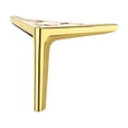 thumbnail image 1 of 1Pcs Stainless Steel Leg for Furniture,Metal Furniture Leg,Chair Leg,Sofa Couch Cabinet Feet,Heavy Duty Triangle Furniture Feet,DIY Modern Replacement Leg for Cabinet Sofa Couch(Gold 12cm), 1 of 9