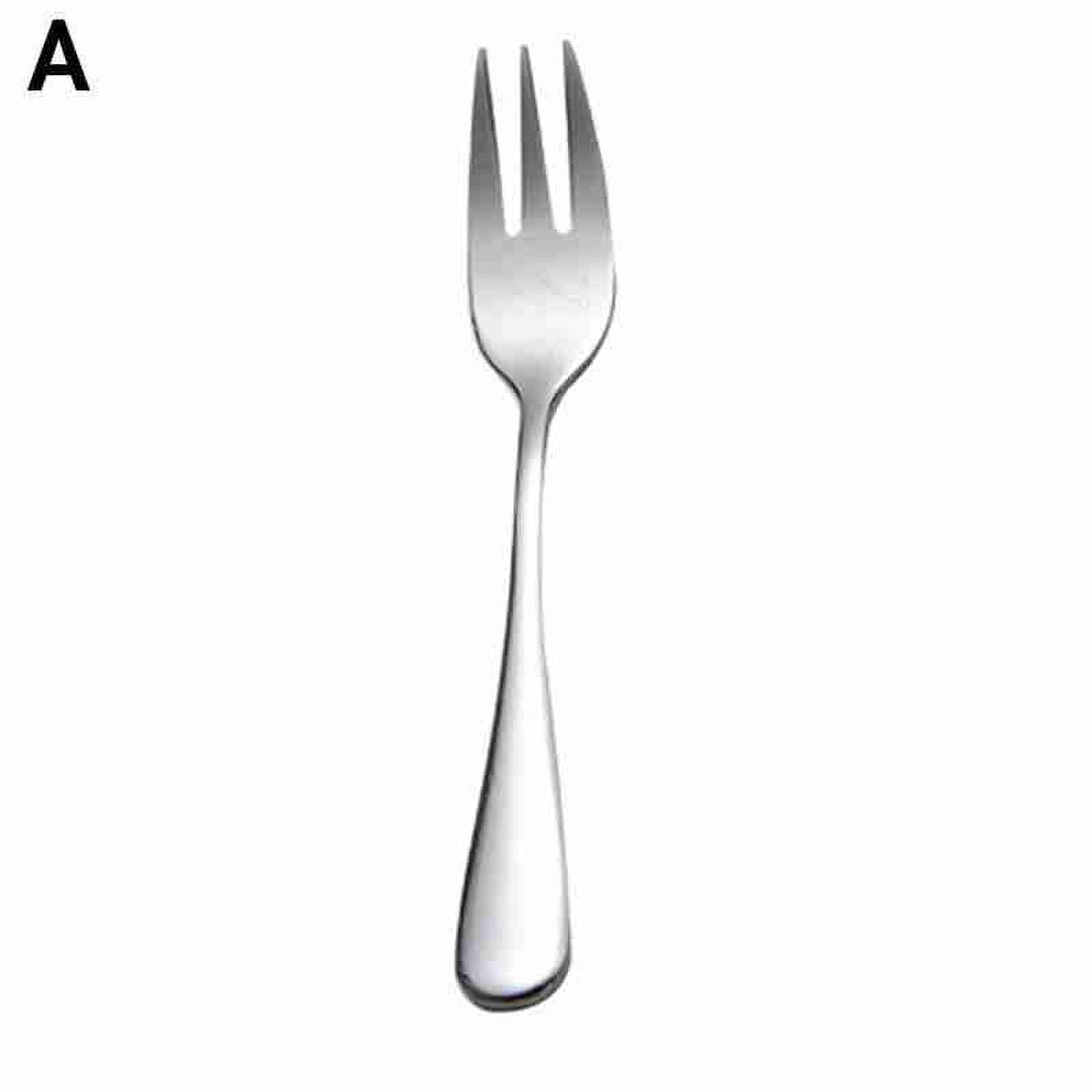 1Pcs Stainless Steel Tea Forks Appetizer Small Forks Small Dessert