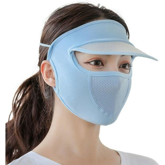 1Pcs Summer Ride Sunscreen Mask Adjustable Sun Protection Face Cover Driving Sunshade Face Mask