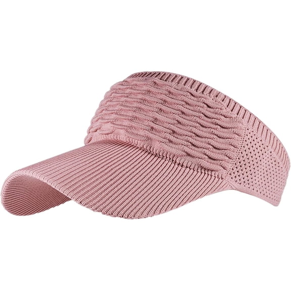 1Pcs Sun Visor Hat for Women Men Elastic Knitted Caps Wide Brim Sports Golf Outdoor