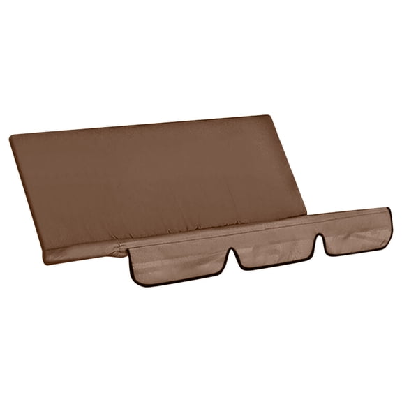 1Pcs Swing Seat Cover - Waterproof Chair Bench Replacement for Seat Patio Garden Swing, 59X39In (Brown)