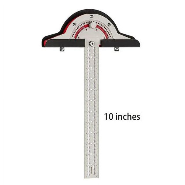 1Pcs TType Woodworkers Edge Rule Protractor Woodworking Ruler Angle