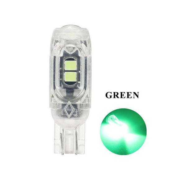 1Pcs T10 Led Bulb Car Signal Lamp Clearance Light Daytime Plate Light Green
