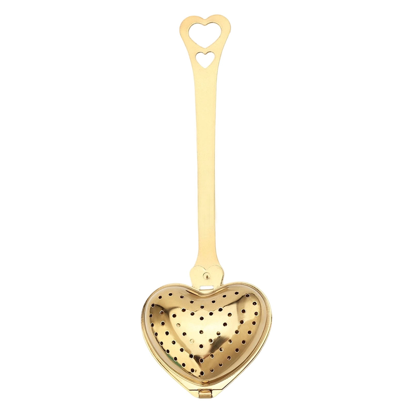1Pcs Tea Infuser Spoon Mesh Stainless Steel Strainer Heart Shaped ...