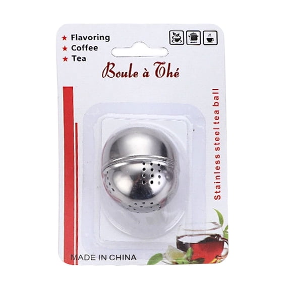 1Pcs Tea Steeper,Stainless Steel Tea Infuser Strainer, Metal Fine Mesh Tea Spice Ball for Loose Leaf Tea, Tea Filter with Chain Hook, Tea Interval Diffuser for Spices, Seasonings,BPA Free(5x4cm)