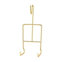 1Pcs Teacup Holder,Display Stand,Tea Cup and Saucer Display Stand Holder,Metal Coffee Mug Cup Storage Organizer,2.4 x 6.2 Inches Metal Teacup Hanger Tray Rack for Plate Teapot(Gold)