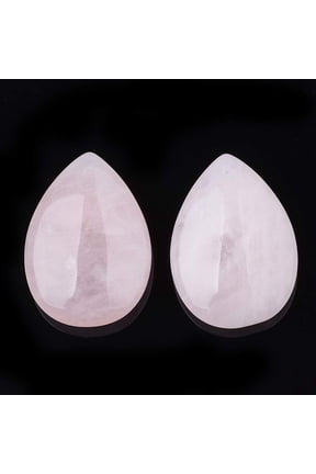 1Pcs Teardrop Natural Rose Quartz Pendants Teardrop Natural Stone Charms Natural Rose Quartz Pendant Ornament