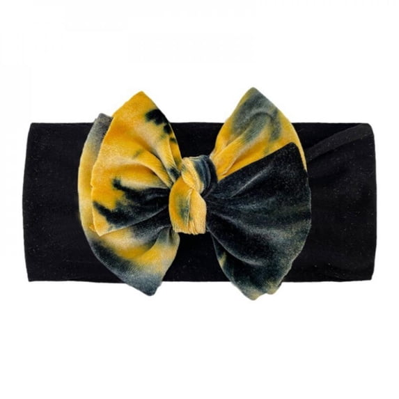 1Pcs Tie Dye Bowknot Baby Headband Elastic Turban Hairband Baby Girl Headbands Hair bands for Baby Girls Hair Accessories