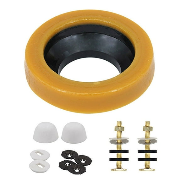 1Pcs Toilet Wax Ring Kit For Floor Outlet Toilets Toilet Seal Screws Toilet Installation Flange Sealing Ring