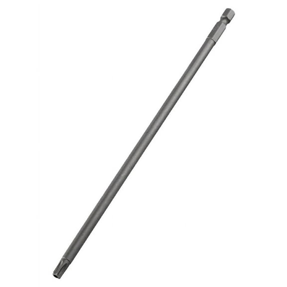 1Pcs Torx Screwdriver Bit 1/4Inch Shank Hex Wind Drill Head 200Mm Screw Wrench Magnetic Star T8 T15 T20 T25 T27 T30 T40 T30 Smile Home