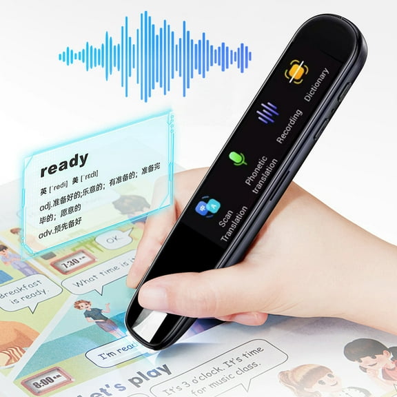 1Pcs Translation Pen, Multi-functional Translation Pen,Offline Take Photo Translation Services,Translator Pen for Dyslexia,112 Language Translation Scanning Reading Pen,Text to Speech Reader