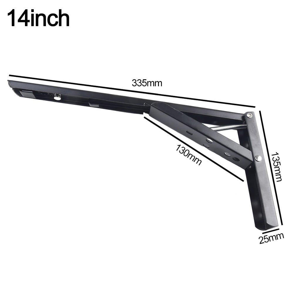 1Pcs Triangle Folding Angle Bracket 8-14Inch Metal Diy Collapsible ...