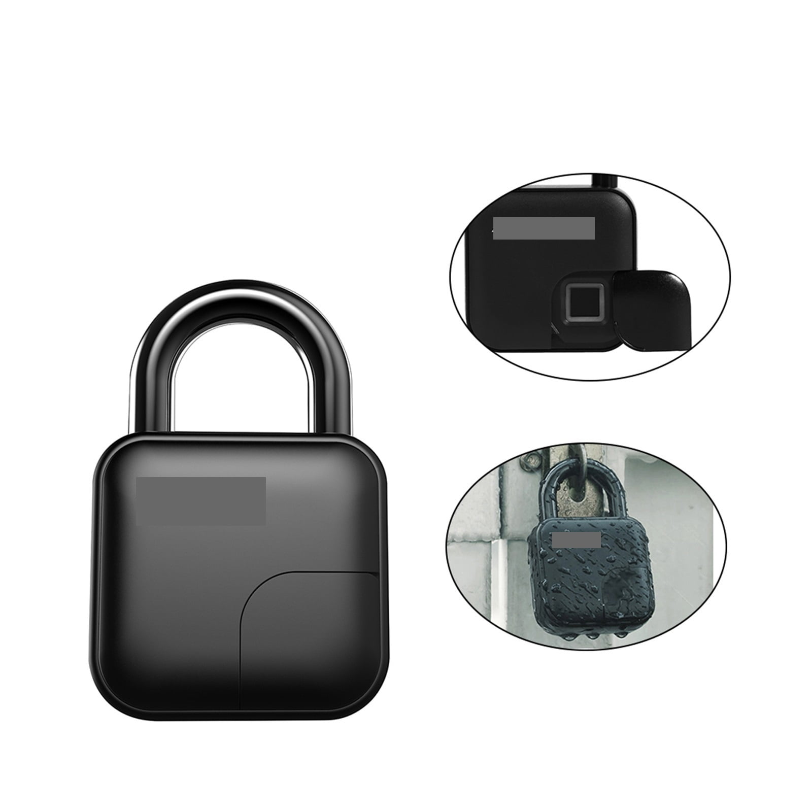 1Pcs Tuya APP Smart Fingerprint Door Lock Biometric Keyless Entry