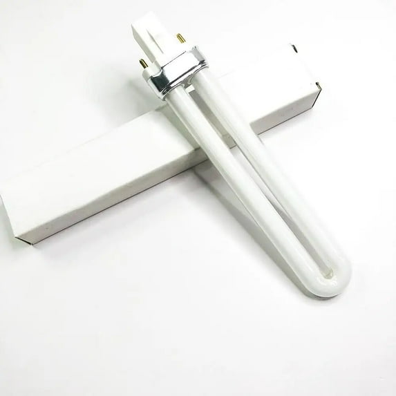 1Pcs UV Lamp Tube 9w Electronic Lamps Tube Nail Lamp Accessories Phototherapy Lamp Tube Nail Art Supplies Manicure Set Kit White