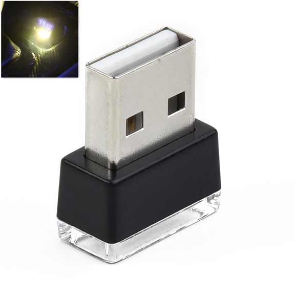 1Pcs Usb Led Car Interior Lamp Neon Atmosphere Ambient Light Bulb Accessories Red Fangkenuo