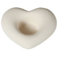 thumbnail image 1 of 1Pcs Valentine's Day Candle Decoration,Heart Shaped Ceramic Candlestick Holders,Candle Holders for Dinning Wedding Party Table Centerpieces Home Decoration, 4.53''x3.94''(White), 1 of 6
