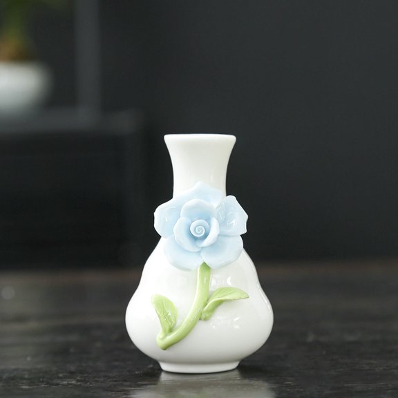 1Pcs Vase Statue Home Decor, Room Decor Ceramic Vase Figurine, Ideal for Interior Decoration Or Couples, Wedding Gifts,Style 10