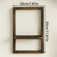 thumbnail image 1 of 1Pcs Wall Deor Floating Shelf, Cute Wall Display Rack, Small Decorative Shelf Wall Mounted,Hanging Wall Shelf for Toys, Plants and Decorations Storage, Brown, 1 of 4