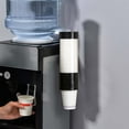 thumbnail image 1 of 1Pcs Water Dispenser Hangable Cup Rack,Wall Mount Water Cooler Cup Holder Fits Disposable Paper Plastic Cups for Home Office Hospital Cups Organizer,Adhesive Paste or Screw Install,Supplies 40 Cups, 1 of 7