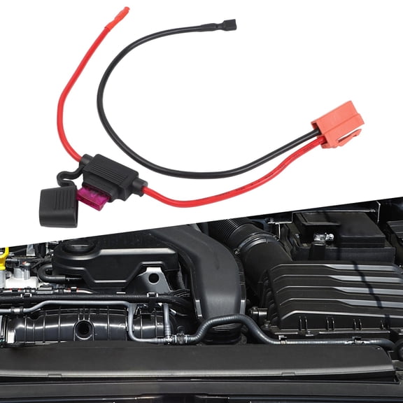 1Pcs Wire Harness Connector For 12V Ride On Vehicle With Red 2 Pins Connector Car Accessories Interiors