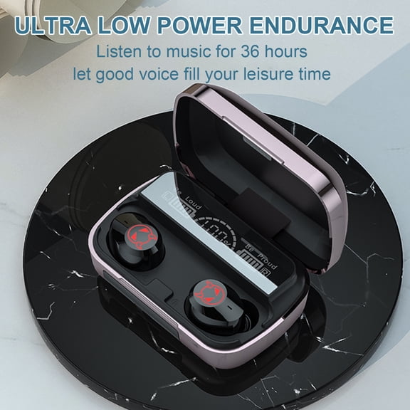 1Pcs Wireless Bluetooth Earbuds under $5! Yrmaups M23 Wireless Earbuds, Bluetooth 5.1 Sports Earphones with Touch Control, IPX6 Waterproof, Long Battery, Stereo Sound, for Running, Gym, Workouts