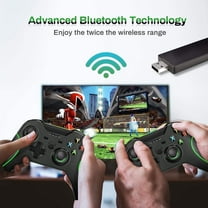 1Pcs Wireless Game Controller under $5! Yrmaups Wireless Gaming Controller, Vibration Gamepad for Xbox One, PS3, PC, Windows 10, Ergonomic Design with Double Motors, Bluetooth