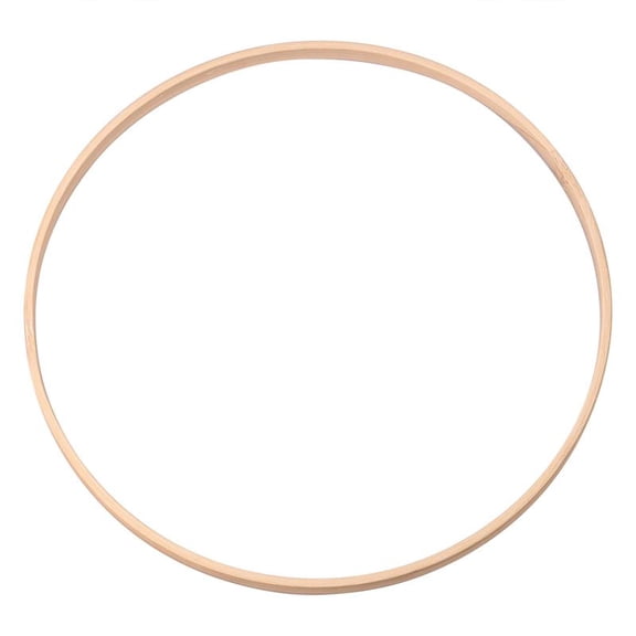 1Pcs Wooden Bamboo Floral Circle Hoop Macrame Hoop Wood Rings for Wedding Party Home DIY Flower Wreath Dream Catcher Frame Decor