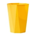 thumbnail image 1 of 1Pcs Yellow Plastic Trash Can Wastebasket Lightweight Durable Garbage Container for Kitchen Bathroom Living Room Home Office, 1 of 6