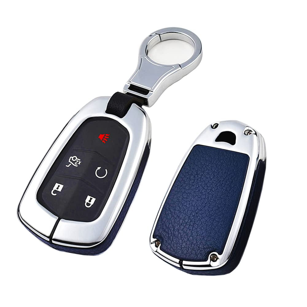 1Pcs for 2018 2019 Cadillac 4/5/6 Button Key Fob Protector Blue Key Case Cover Shell for Cadillac XT5 XT6 ATS Escalade CT6 CTS XTS SRX