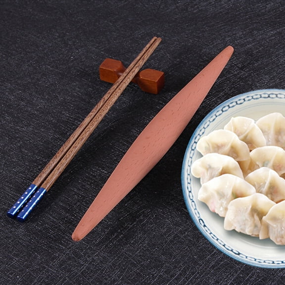 1Pcs non stick long wooden handle rolling pin dumplings fondant cake bakingSEWL