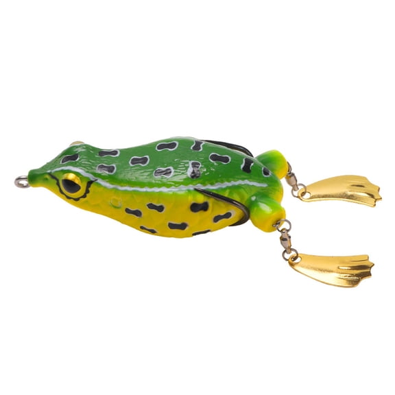 1Piece Artificial Frogs Lures Large Feet Swimbaits Baits Colorful Hard Fishing Baits Double Propellers Fishing Lures