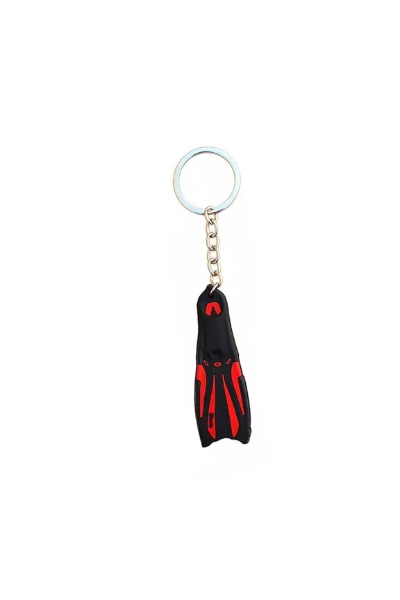 1Piece Inspired Dive Fin Key Rings Sturdy Silicone Dive Fin Keychain Unique Key Rings Charm for Fan