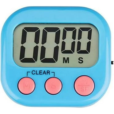 1Piece Multi-Function Electronic Timer, Kitchen Timer, Stopwatch Count Up and Down,Management Timer, Suitable for Kitchen, Study, Work, Exercise Training, Outdoor Activities