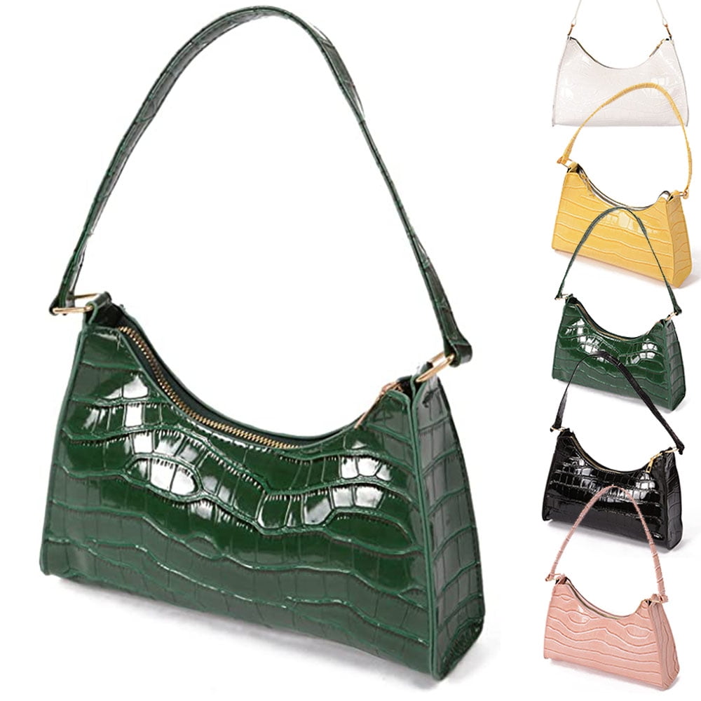 1Piece Women´s Small Shoulder Bag Crocodile Pattern Tote Classic