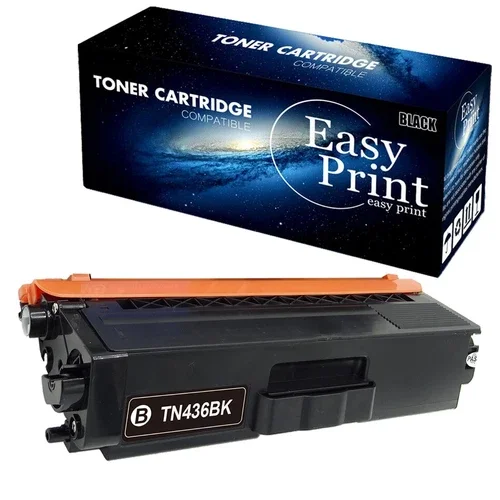 1Pk Tn436Bk Tn436 Toner Cartridge For Mfc-L9570Cdw Dcp-L8410Cdw Printer